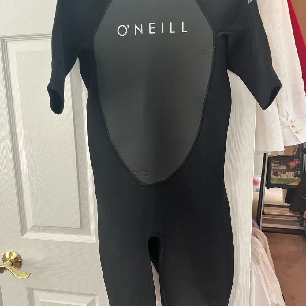 O'Neill Black Neoprene Wetsuit Jacket